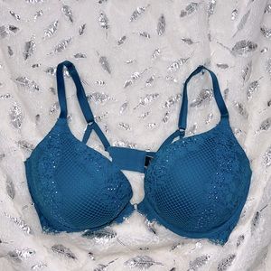 Victoria's Secret Teal Lace Bra